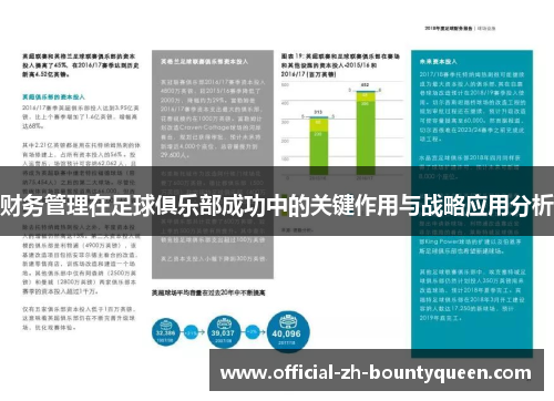财务管理在足球俱乐部成功中的关键作用与战略应用分析
