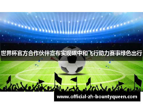 世界杯官方合作伙伴宣布实现碳中和飞行助力赛事绿色出行 世界杯官方合作伙伴宣布实现碳中和飞行助力赛事绿色出行